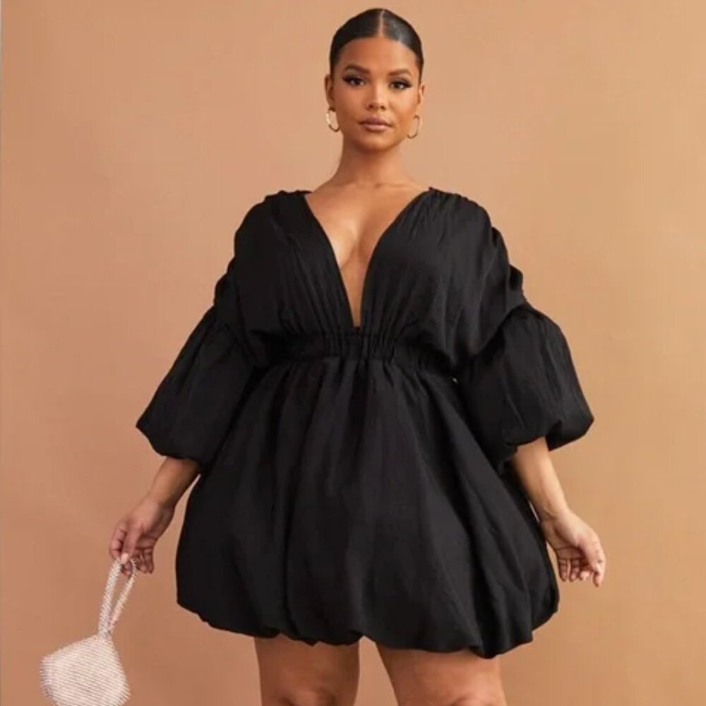 Black Bubble Dress